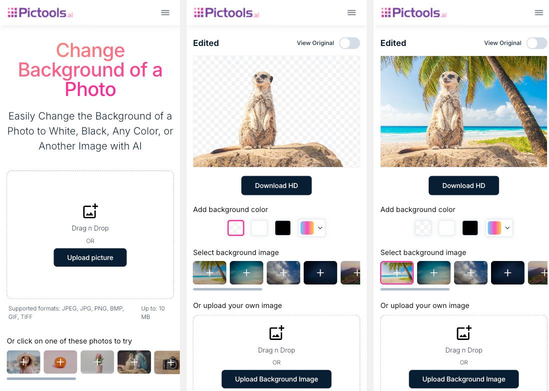 Background Changer Mobile Steps